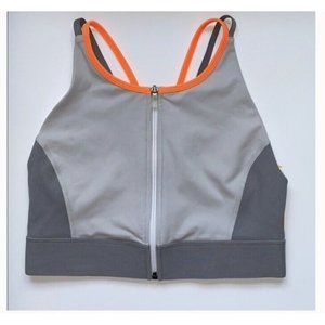 Lucy Sports Bra Racerback Aurora Gray / Neon Orang Yoga Size S
